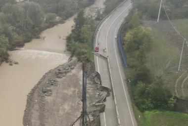 Fondovalle, ormai sistemato il dissesto vicino al Ponte delle Oche