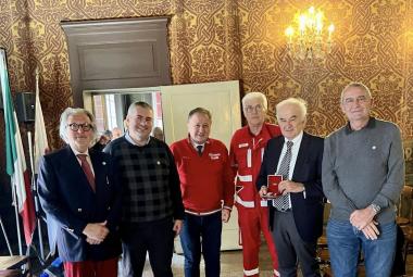 A Marco Vigna la Croce d'Argento al Merito della Croce Rossa Italiana