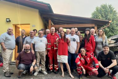 La CRI di Loiano ha festeggiato la volontaria neolaureata Selena Naldi