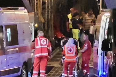 Anche la CRI di Loiano all'arrivo di pazienti da Gaza