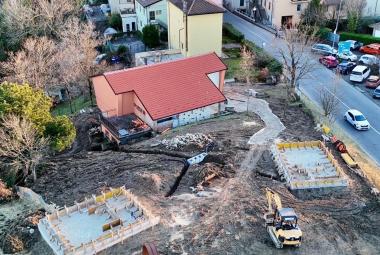 Ca del Costa, proseguono i lavori di trasformazione dell'ex scuola