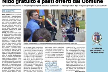 Il Comune di San Benedetto val di Sambro in aiuto delle famiglie