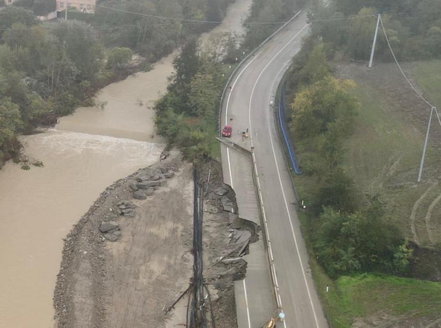Fondovalle, ormai sistemato il dissesto vicino al Ponte delle Oche