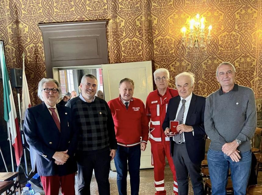 A Marco Vigna la Croce d'Argento al Merito della Croce Rossa Italiana