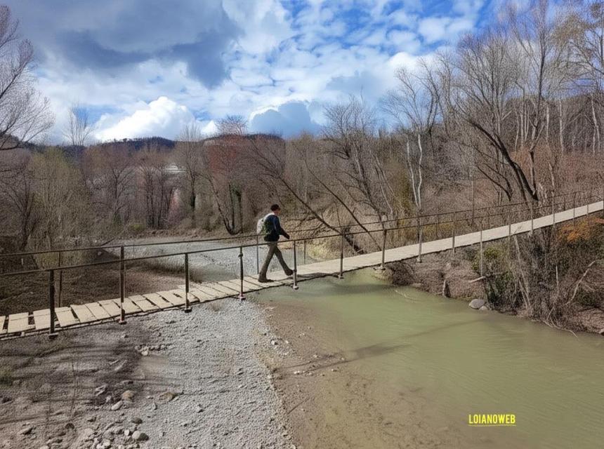 Come poteva essere il 'ponte tibetano' sul Savena
