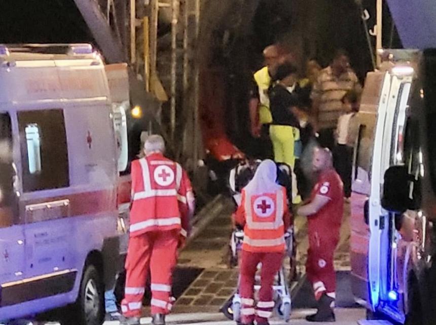 Anche la CRI di Loiano all'arrivo di pazienti da Gaza