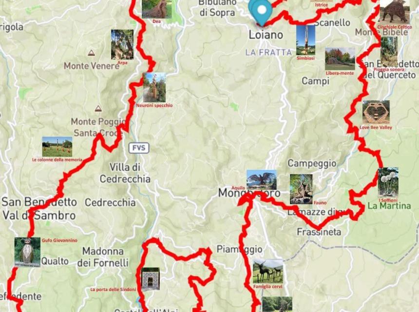 Tutte le opere di LandArt da oggi in una unica mappa